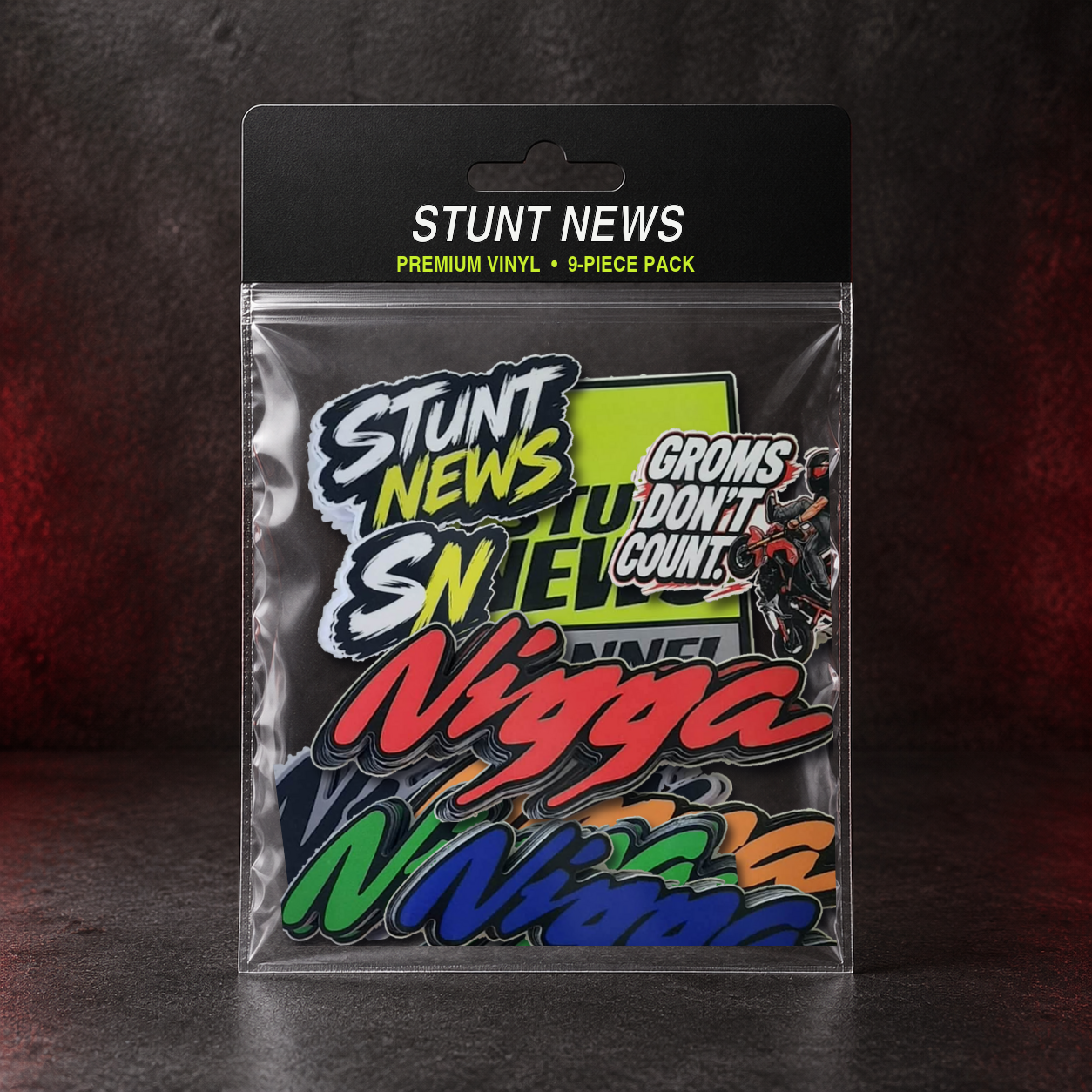 Real Stunt News Sticker Packs