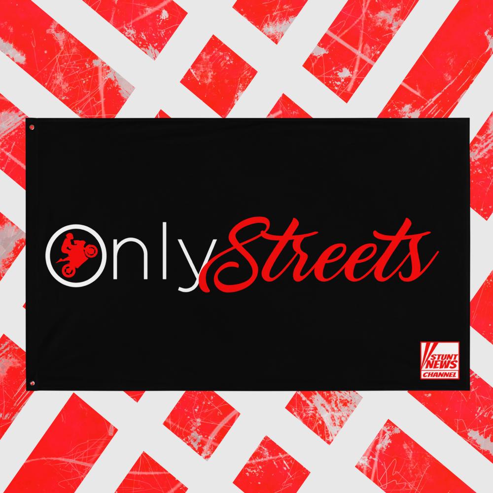Onlystreets Flag -red
