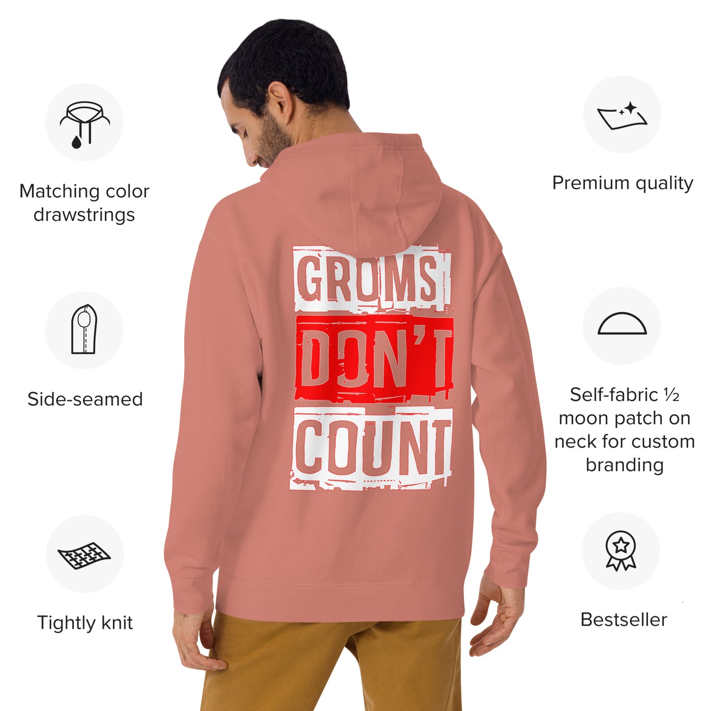 Groms Dont Count Hoodie