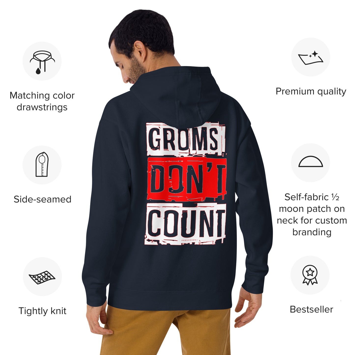 Groms Dont Count Hoodie